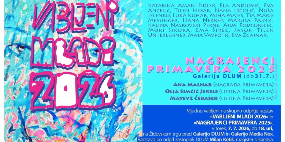 Vabljeni mladi 2026 Vabljeni mladi 2026